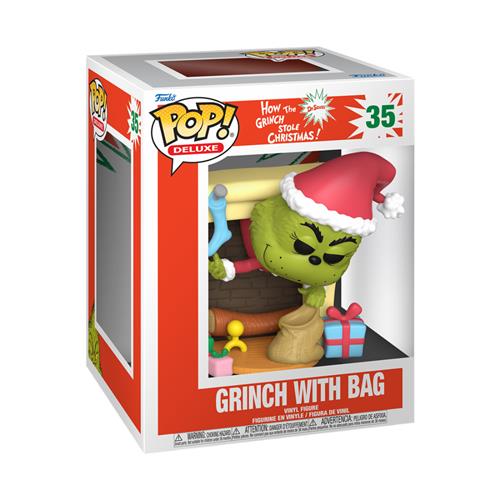 HOW THE GRINCH STOLE CHRISTMAS - POP FUNKO DELUXE VINYL FIGURE 35 GRINCH W/BAG