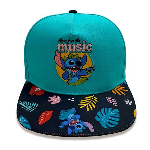 DISNEY: LILO AND STITCH - SNAPBACK CAP - DIS01652SBCOS - HERE FOR THE MUSIC