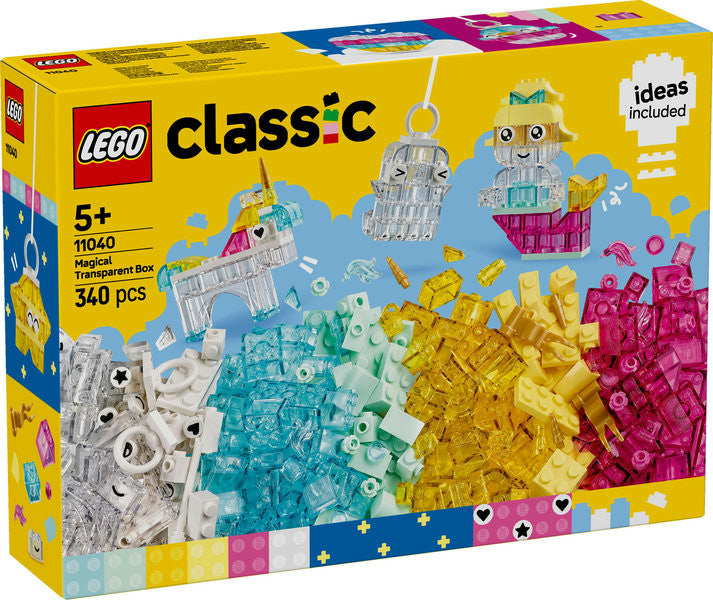 11040 - LEGO CLASSIC - SCATOLA MAGICA TRASPARENTE
