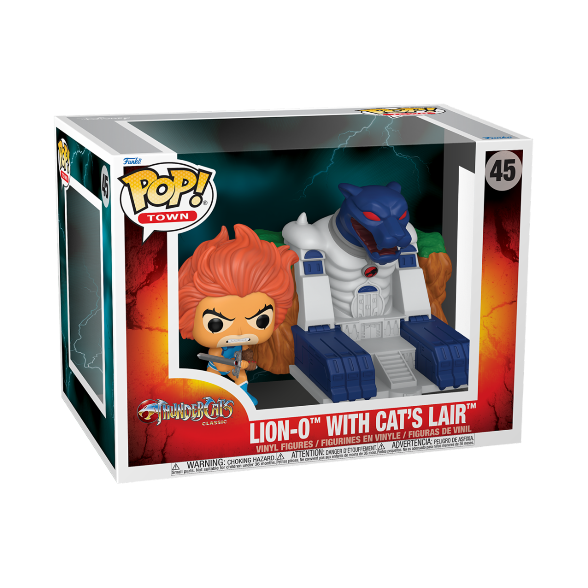 THUNDERCATS - POP FUNKO TOWN VINYL FIGURE 45 LION
