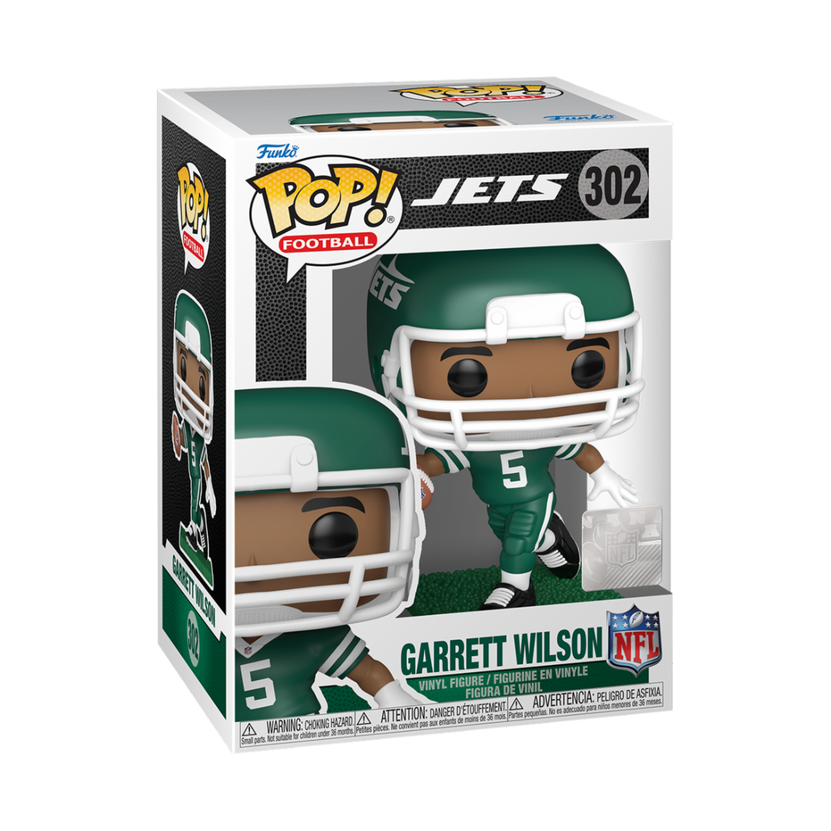 NFL - POP FUNKO VINYL FIGURE 302 GARRETT WILSON (JETS) 9CM