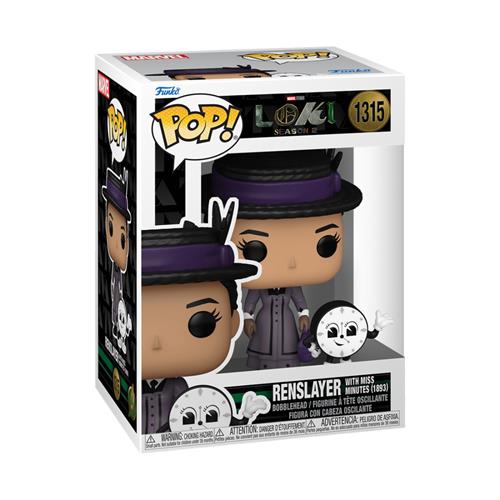 MARVEL: LOKI S2 - POP & BUDDY VINYL FIGURE 1315 RENSLAYER W/MISS MINUTES 9CM