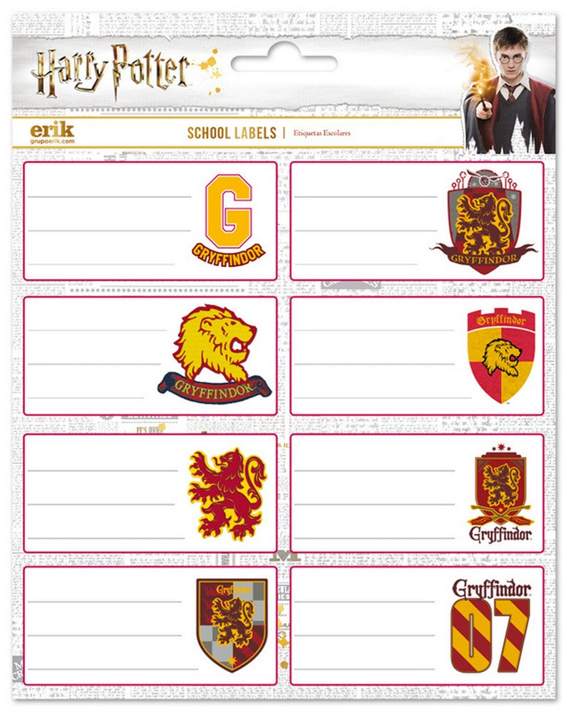 ELE0255 - HARRY POTTER - SEGNALIBRI ADESIVI - GRIFONDORO