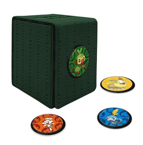 15852 - PORTA MAZZO ALCOVE CLICK BOX - POKEMON - GALAR (GREEN)