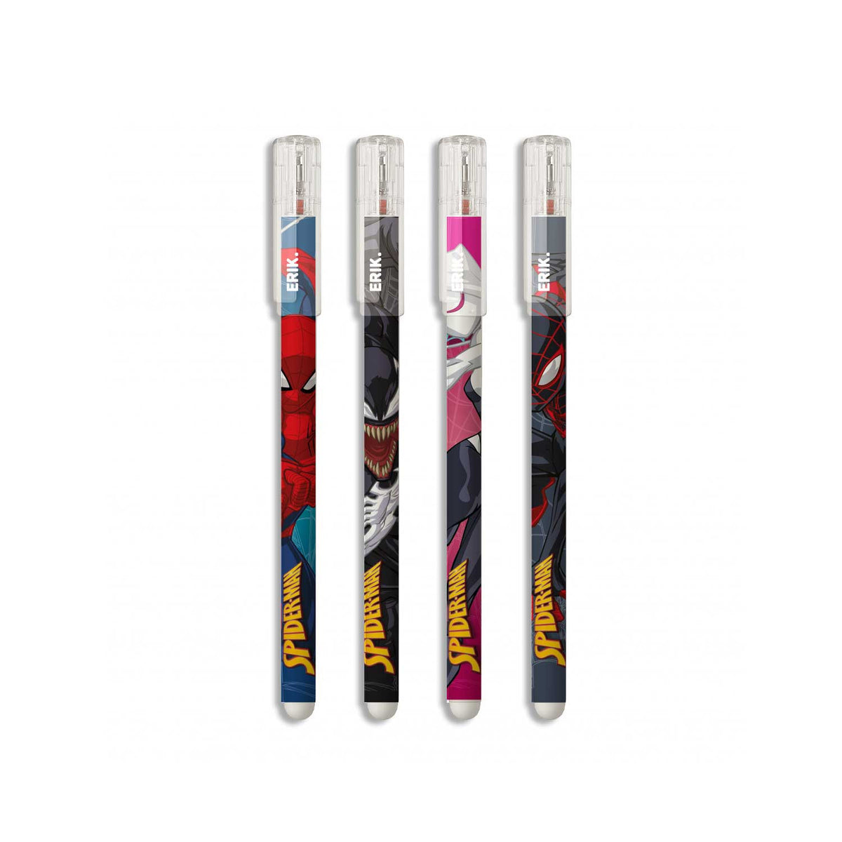 SBB009 - SET DI PENNE CANCELLABILI MARVEL SPIDER-MAN
