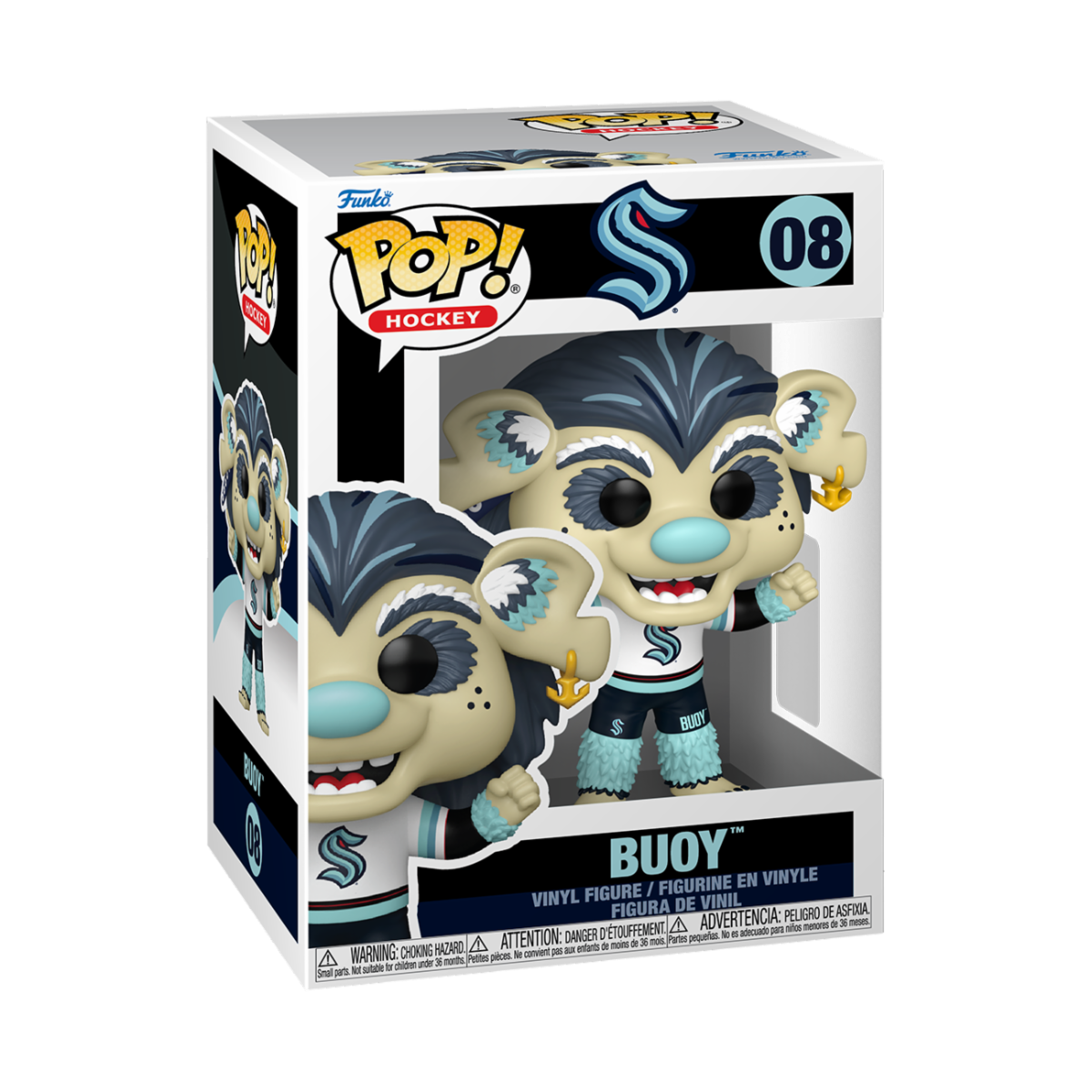 SPORTS: NHL - POP FUNKO VINYL FIGURE 08 BUOY (KRAKEN) 9CM