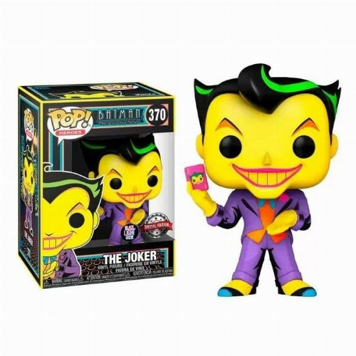 DC COMICS: BLACK LIGHT - POP FUNKO VINYL FIGURE 370 JOKER 9CM