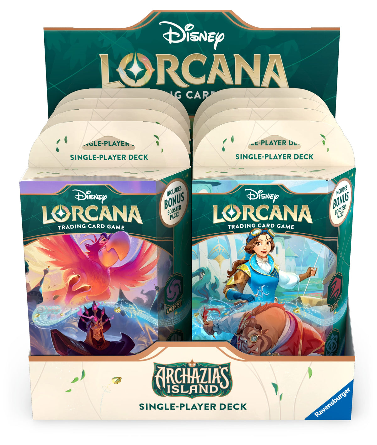 LORCANA - BOX 8 STARTER DECKS - ARCHAZIA'S ISLAND - ENG