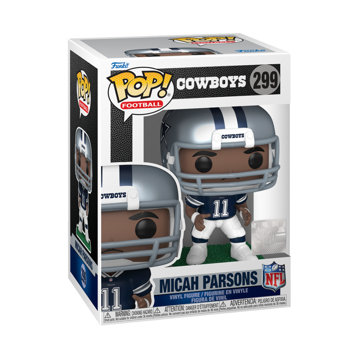 NFL - POP FUNKO VINYL FIGURE 299 MICAH PARSONS (COWBOYS) 9CM