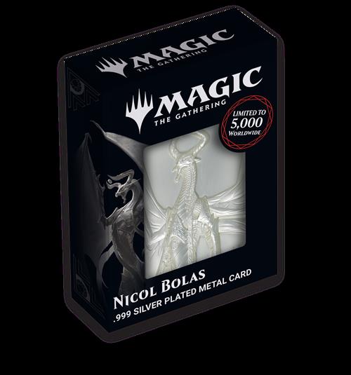 HAS-MAG29 - MAGIC THE GATHERING - SILVER PLATED COLLECTIBLE - NICOL BOLAS