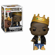 ROCKS - THE NOTORIOUS B.I.G - POP FUNKO VINYL FIGURE 77 NOTORIOUS B.I.G WITH CROWN 9CM