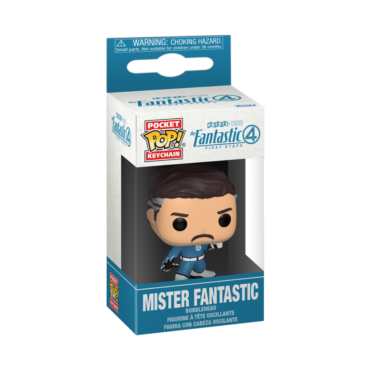 MARVEL: THE FANTASTIC FOUR: FIRST STEPS - KEYCHAIN - MR. FANTASTIC 4CM