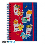 ABYNOT143 - POKEMON - NOTEBOOK CON SPIRALE - RED AND BLUE PARTNERS