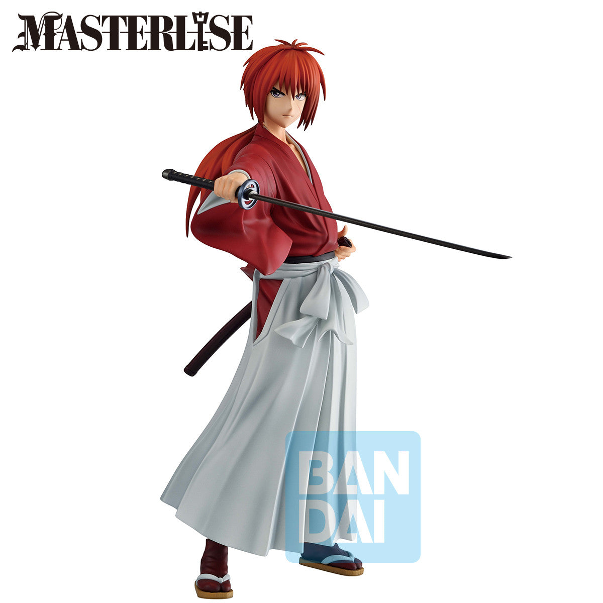 68904 - RUROUNI KENSHIN - ICHIBANSHO FIGURE FROM ICHIBAN KUJI MEIJI SWORDSMAN ROMANTIC STORY PART TWO - KENSHI HIMURA - STATUA 24CM