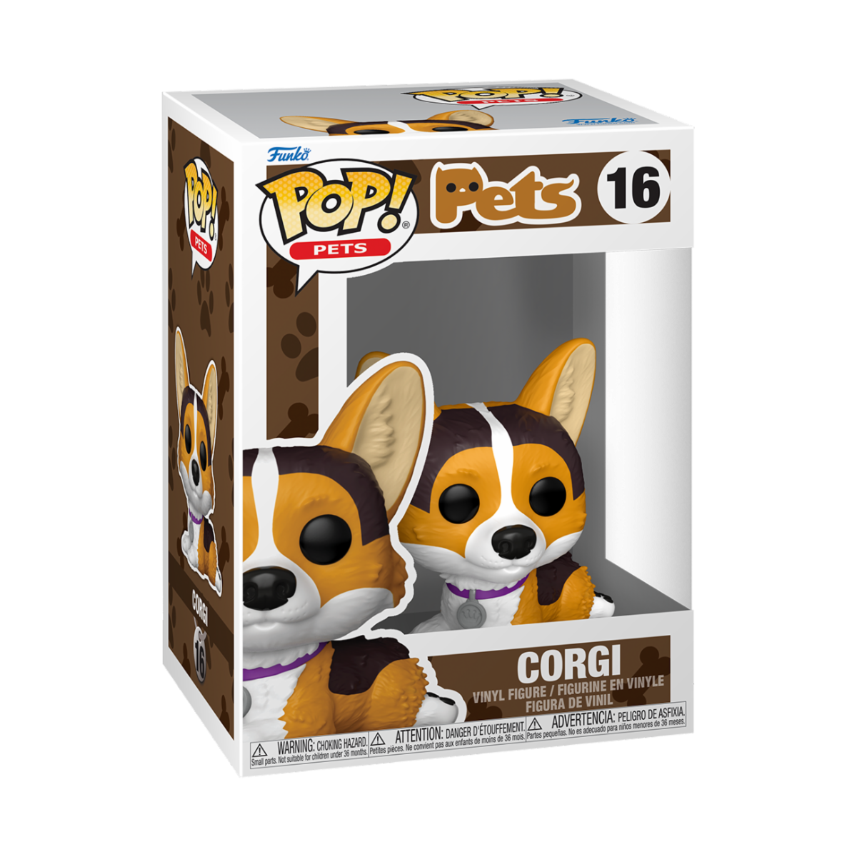 PETS S3 - POP FUNKO VINYL FIGURE 16 CORGI 9CM