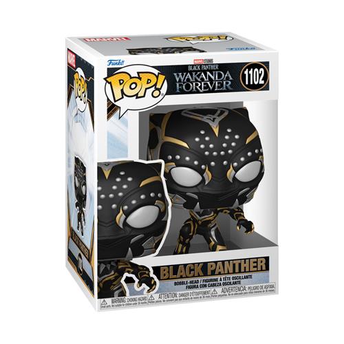 MARVEL: BLACK PANTHER WAKANDA FOREVER - POP FUNKO VINYL FIGURE 1102 BLACK PANTHER 9CM