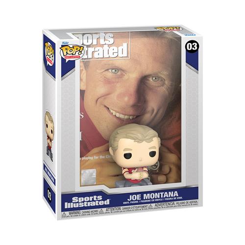 NFL - POP FUNKO SPORT ILLUSTRATED COVER VINYL FIGURE 03 JOE MONTANA