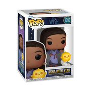 DISNEY - WISH - POP & BUDDY FUNKO VINYL FIGURE 1390 ASHA W/ STAR 9CM
