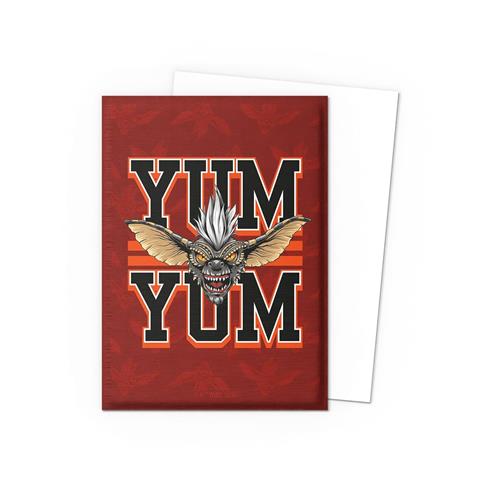 AT-16123 - 100 STANDARD SIZE BRUSHED ART SLEEVES - GREMLINS 'STRIPE'