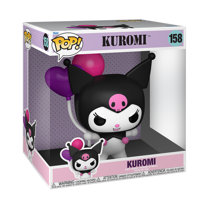 HELLO KITTY - POP FUNKO JUMBO VINYL FIGURE 158 KUROMI 25CM