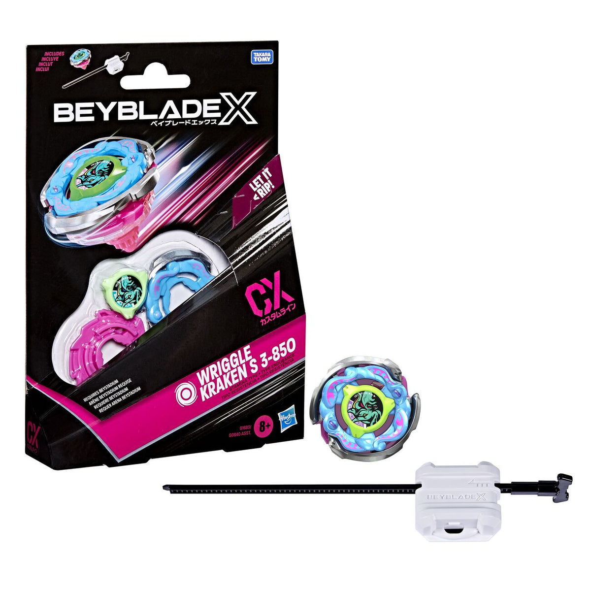 BEYBLADE-X - STARTER PACK - WRIGGLE KRAKEN 3-85O