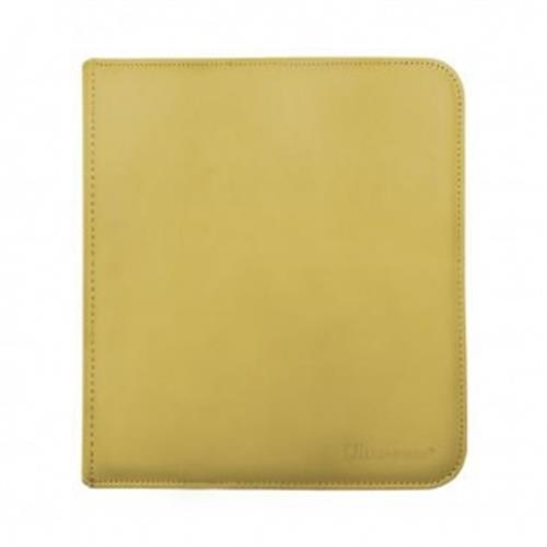 15745 - ZIPPERED 12-POCKET PRO-BINDER - YELLOW