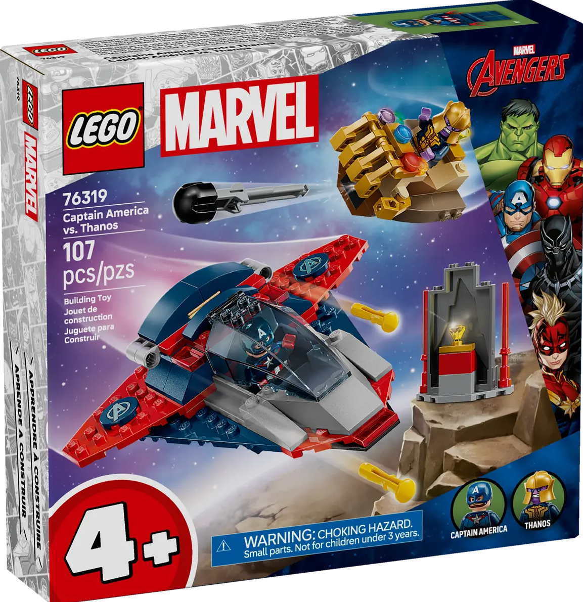 76319 - SUPER HEROES MARVEL - CAPITAIN AMERICA CONTRO THANOS