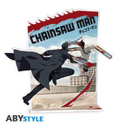 ABYACF234 - CHAINSAW MAN - DIORAMA ACRILICO - DENJI VS DEMONS