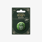 FBBB06 - HARRY POTTER - HOGWARTS: SLYTHERIN HOUSE SNAKE - BADGE