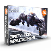 AK11614 - 3GEN ACRYLICS - GREY FOR SPACESHIPS - SET DA 6 COLORI