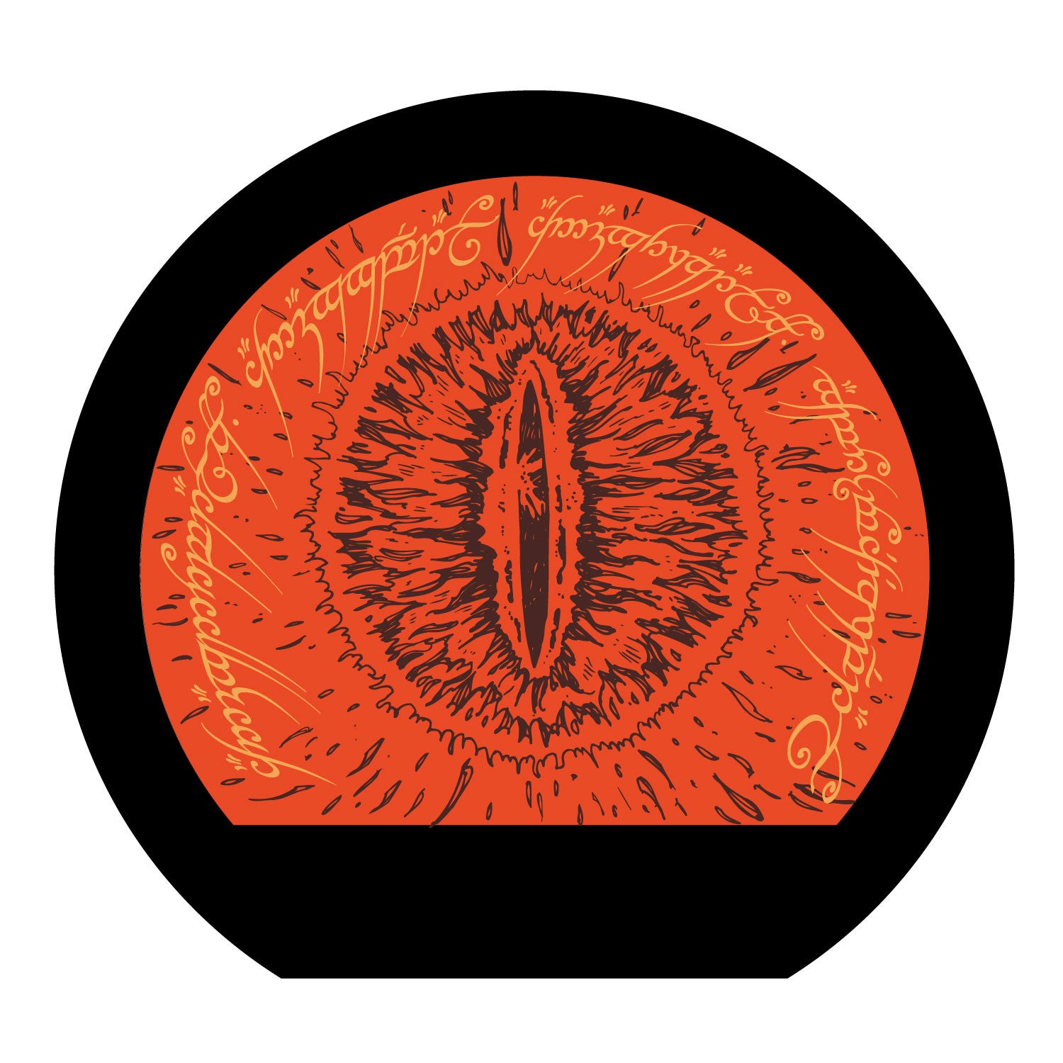 LAMP048 - LAMPADA IL SIGNORE DEGLI ANELLI OCCHIO DE SAURON