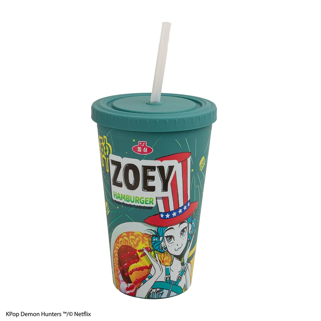 CR4385 - TUMBLER - ZOEY HAMBURGER - KPOP DEMON HUNTERS