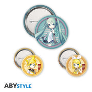 ABYACC626 - HATSUNE MIKU - BADGE PACK - MIKU & FRIENDS