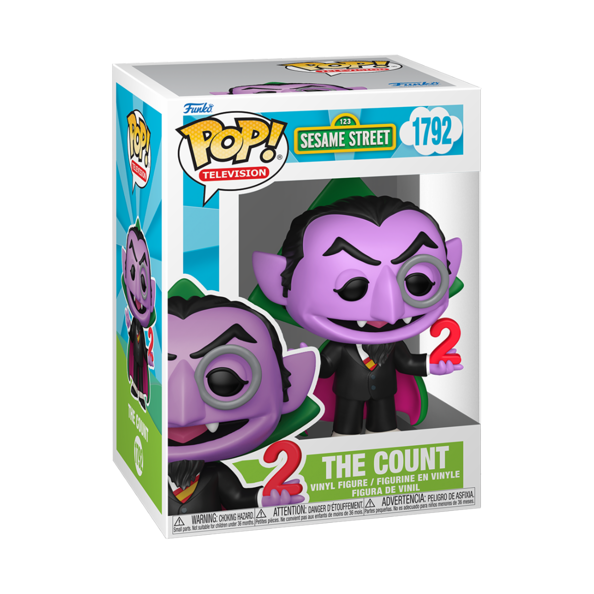 SESAME STREET - POP FUNKO VINYL FIGURE 1792 THE COUNT 9CM