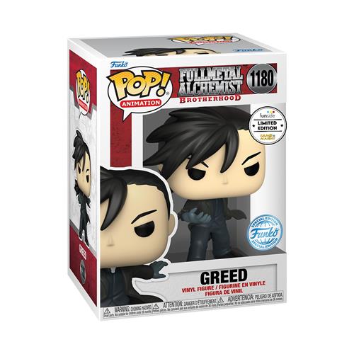 FULLMETAL ALCHEMIST - POP FUNKO VINYL FIGURE 1180 GREED 9CM GA EXCL