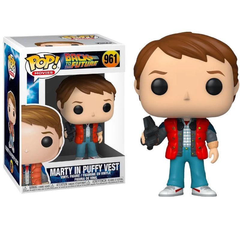 BACK TO THE FUTURE - POP FUNKO VINYL FIGURE 961 MARTY IN PUFFY VEST 9CM