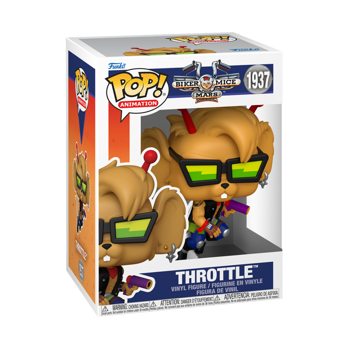 BIKER MICE FROM MARS - POP FUNKO VINYL FIGURE 1937 THROTTLE 9CM