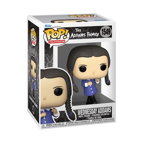 ADDAMS FAMILY CLASSIC - POP FUNKO DELUXE VINYL FIGURE 1549 WEDNESDAY 9CM
