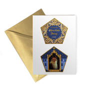 HPCARD49 - HARRY POTTER - HONEYDUKES: CHOCOLATE FROG PACKAGING - NOTECARD