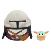 SQUISHMALLOWS - STAR WARS - MANDALORIAN 30CM E GROGU 9CM