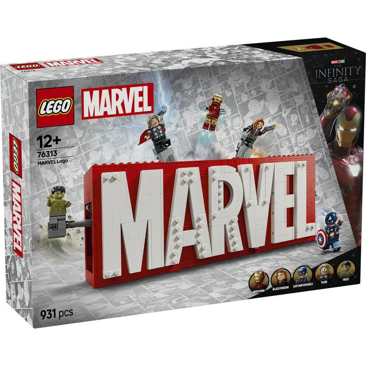 76313 - SUPER HEROES MARVEL - LOGO E MINIFIGURE MARVEL