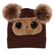 STAR WARS - BEANIE POM - SWC05949BPCOS - WICKET FACE