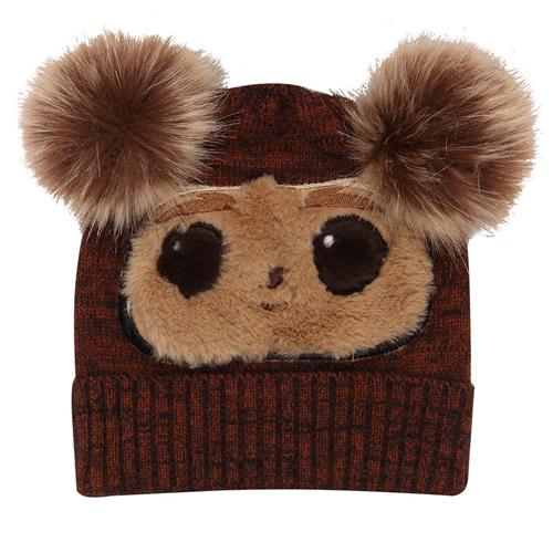 STAR WARS - BEANIE POM - SWC05949BPCOS - WICKET FACE