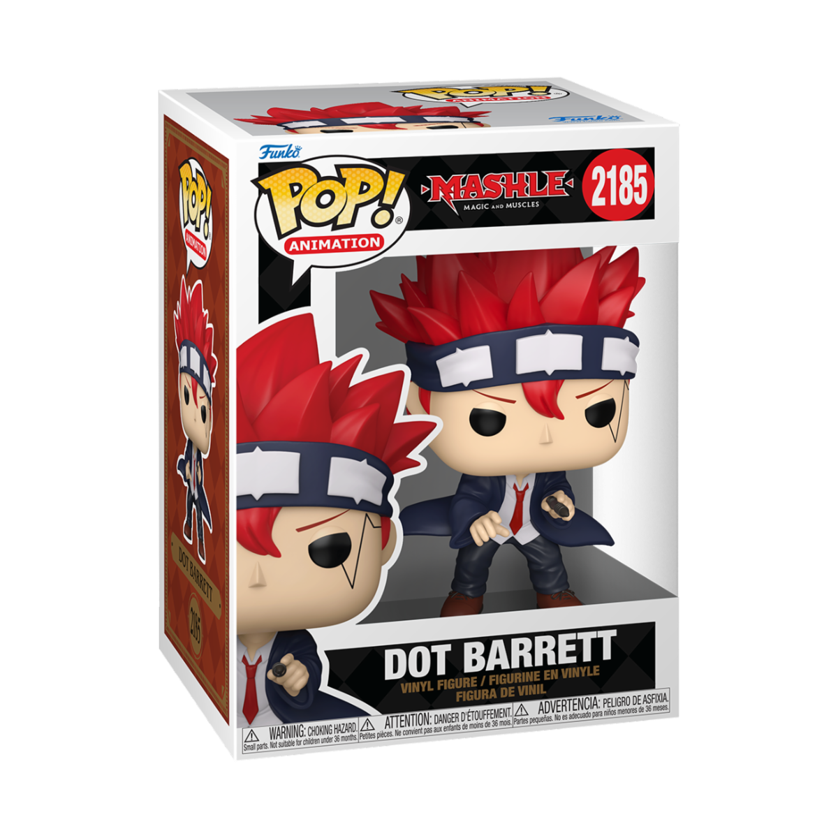 MASHLE S1 - POP FUNKO VINYL FIGURE 2185 DOT BARRET W/CHASE (ASSORTMENT 6PZ) 9CM