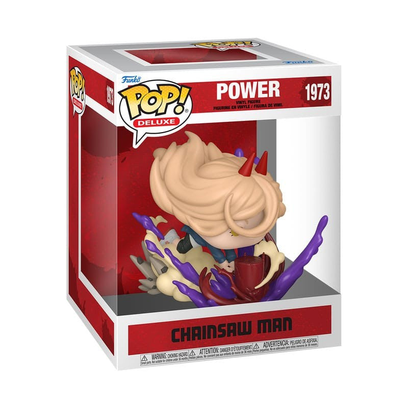 CHAINSAW MAN - POP FUNKO DELUXE VINYL FIGURE 1973 POWER (BLOOD MALLET) 15CM