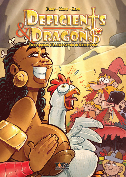 DEFICIENTS & DRAGONS - TREPONEMA E LA LEGGENDA DI FALLOPPIA VARIANT BY ALBO