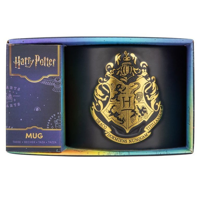 PP14665HP - HARRY POTTER: HOGWARTS CREST EMBOSSED MUG