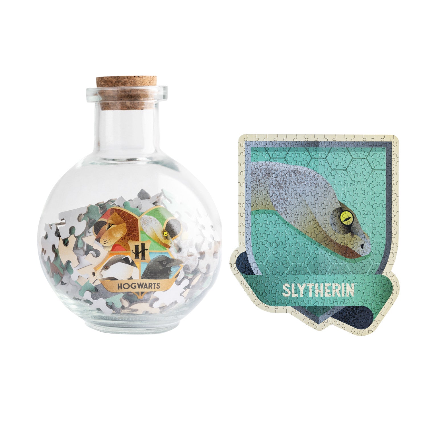 PUZC10 - HARRY POTTER - PUZZLE COLLEZIONABILE 332 PEZZI - SERPEVERDE