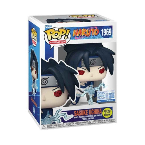 NARUTO - POP FUNKO VINYL FIGURE - SASUKE CHIDORI (GW) 9CM FUNSIDE EXCL