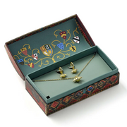 EGSWN0631 - HARRY POTTER - COLLANA E ORECCHINI - BOCCINO D’ORO